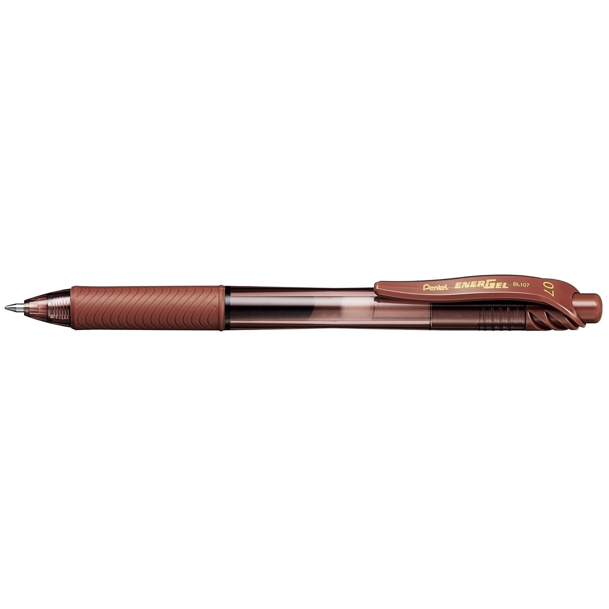 PENTEL ENERGEL X GEL PEN BL107 BROWN - Pack of 12