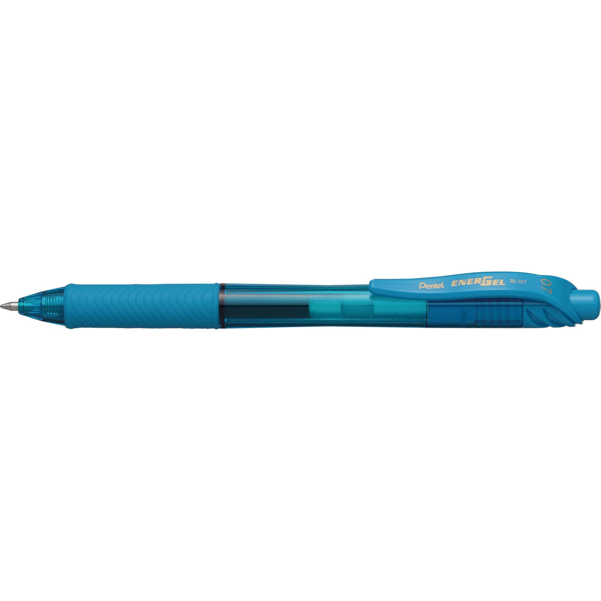 PENTEL ENERGEL-X GEL ROLLER PEN RECTRACTABLE BL107 0.7mm SKY BLUE -12 units