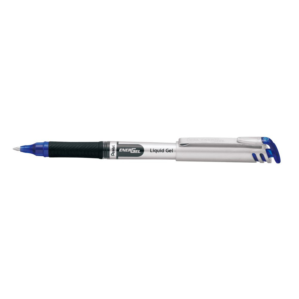 PENTEL ENERGEL GEL ROLLER PEN STICK BL17 0.7mm BLUE -12 units