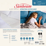ANTIBACTERIAL ELECTRIC BLANKET - SLEEP PERFECT DOUBLE (139cm x 187cm)