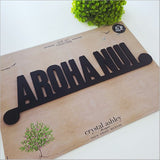 Black Acrylic:Aroha Nui Acrylic Art