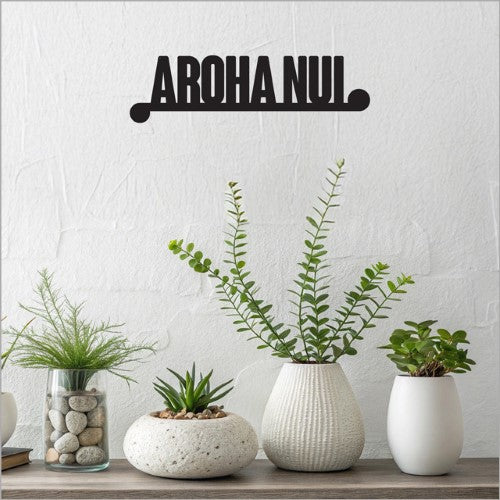 Black Acrylic:Aroha Nui Acrylic Art