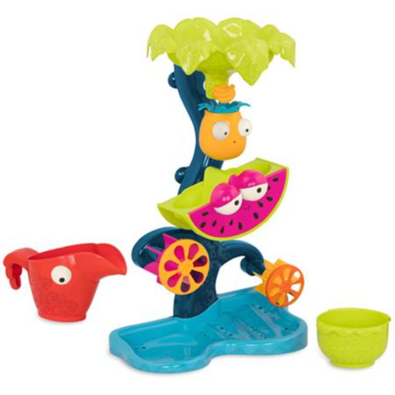 B. Tropical Waterfall Water Wheel Play Set (Set of 2)