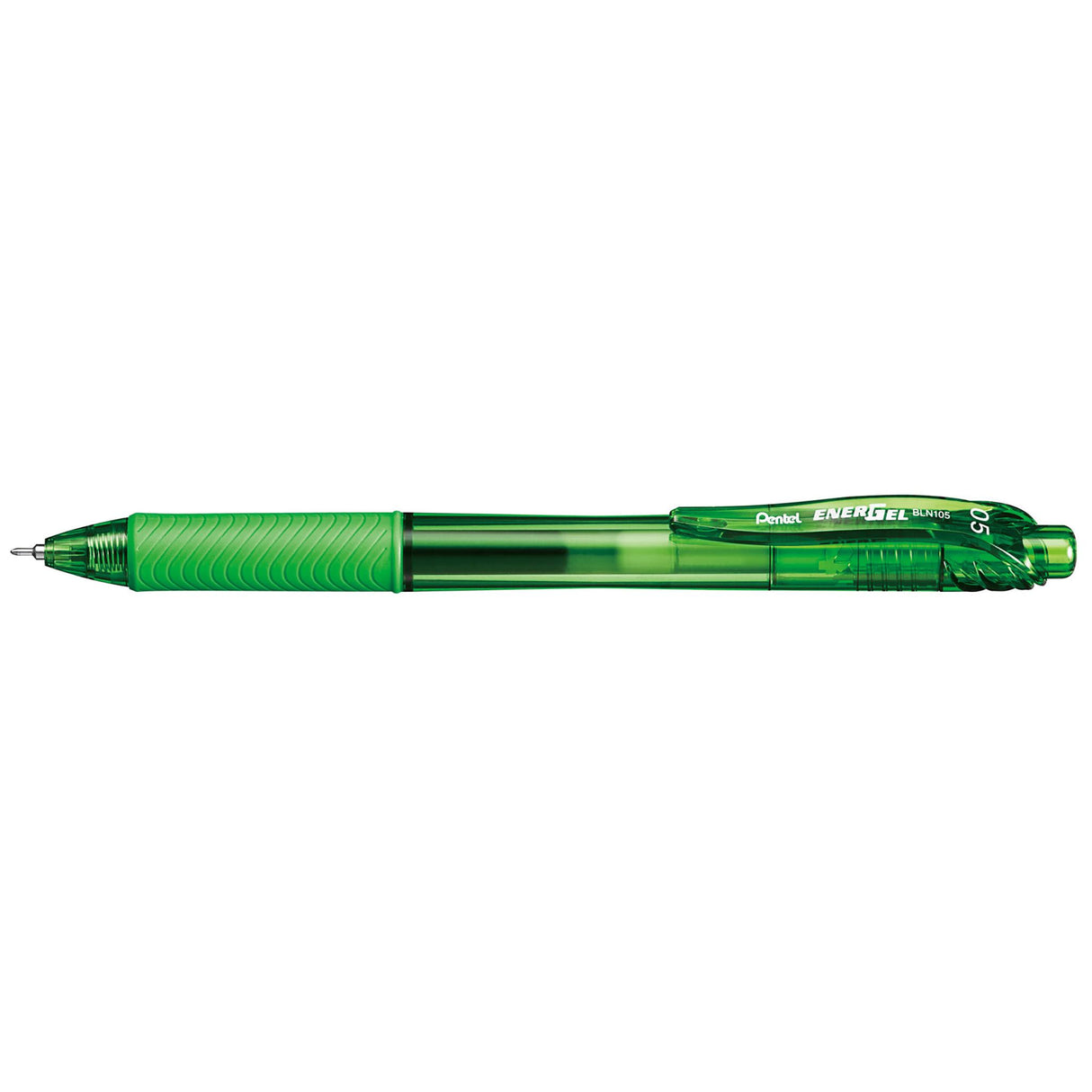 PENTEL ENERGEL GEL PEN BLN105 LIGHT GREEN - Pack of 12