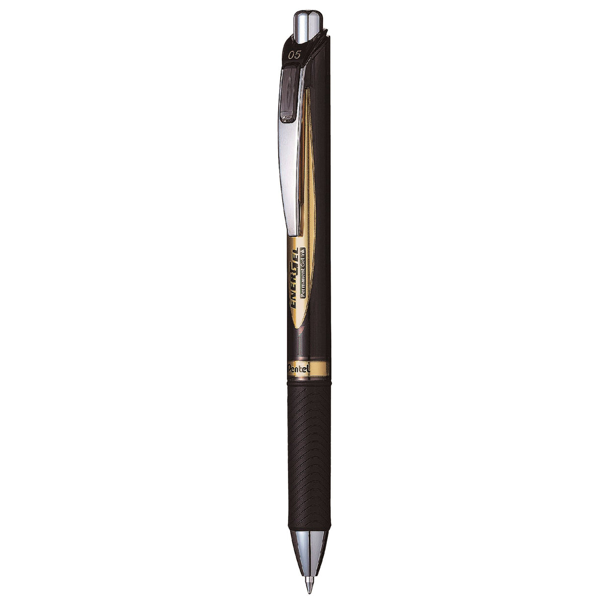 Pentel Energel Ballpoint Pen Retractable 0.5mm Blp75 Ink Black -12 units