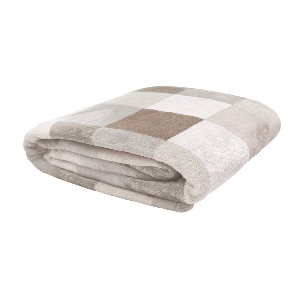 Charlie Ultraplush Throw Nougat - Bambury
