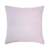 Lilac Christos Square Cushion by Bambury, featuring a chic check pattern and plush removable fill, perfect for modern décor.