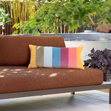 Cooper Cotton Velvet Rectangle Cushion 30 x 60cm Bambury - Lollipop