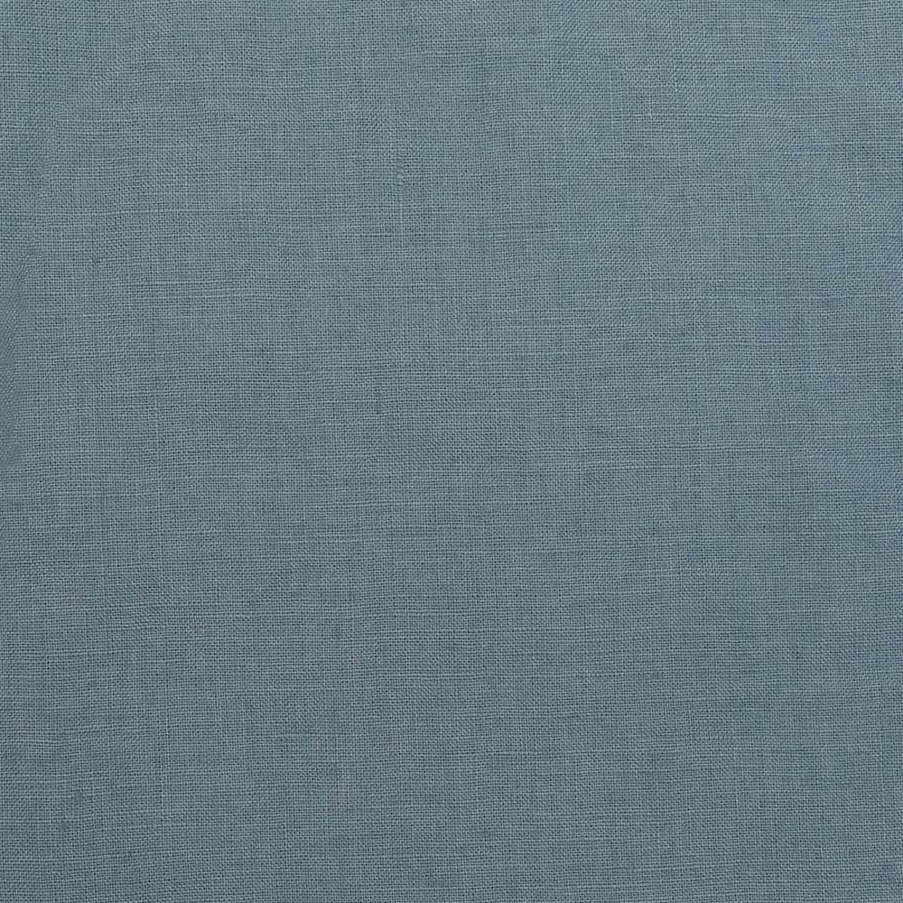 Linen Feather-Filled Rectangle Cushion 30 x 60cm Bambury - Blue