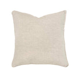 Linen Feather-Filled Square Cushion 50 x 50cm Bambury - Natural