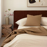 Milo Waffle Square Cushion Chai - Bambury