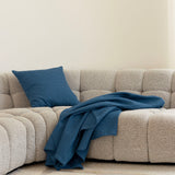 Milo Waffle Throw Ocean - Bambury
