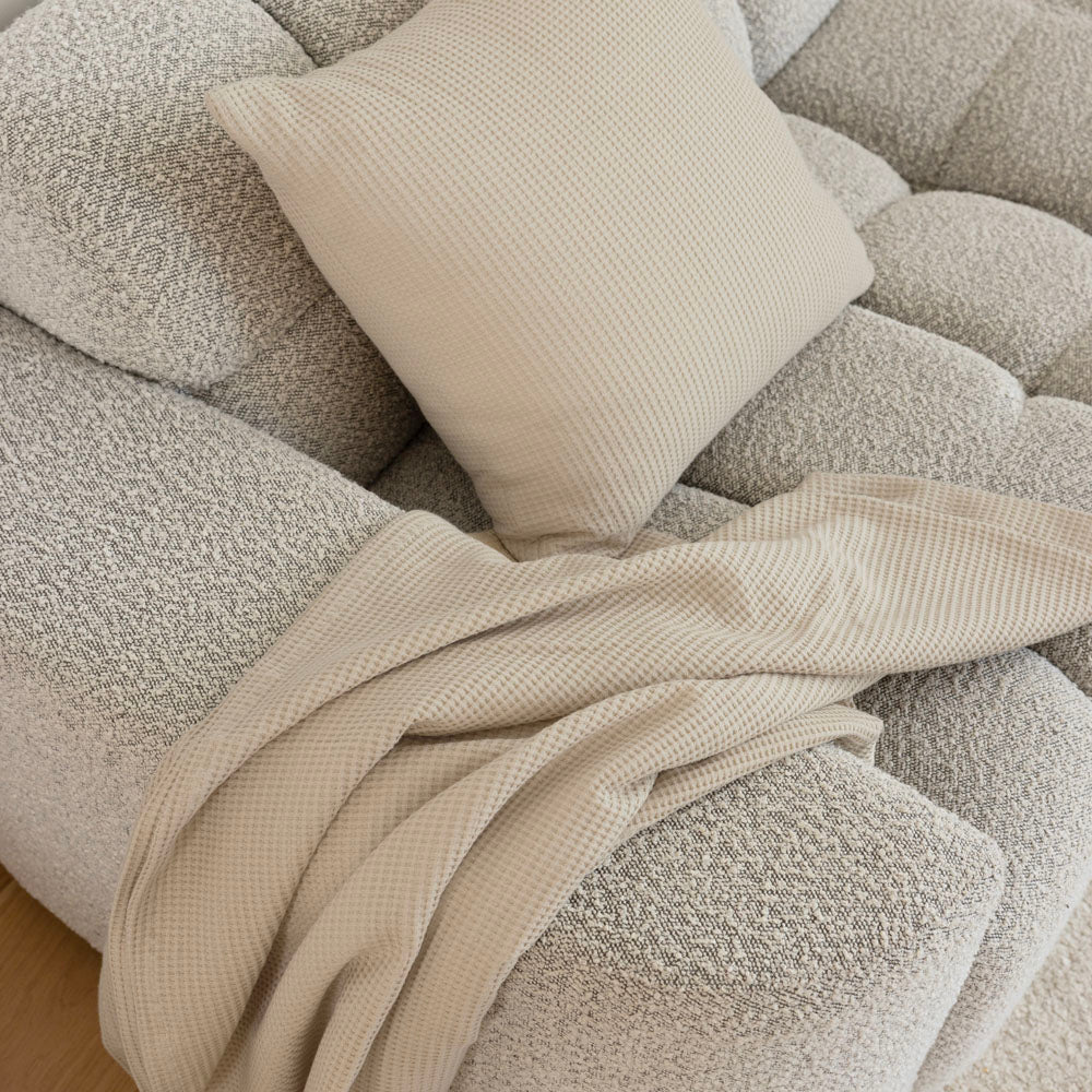 Milo Waffle Throw Stone - Bambury