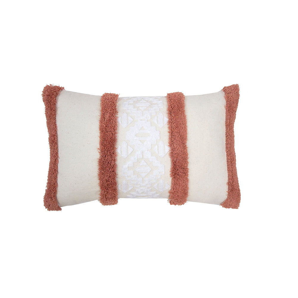Sedona Rectangle Cushion Clay- Bambury