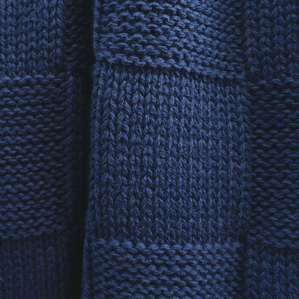 Solomon Throw Navy - BAMBURY
