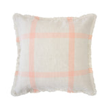 Stewart Square Cushion Papaya- Bambury