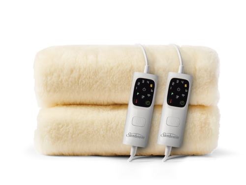 Electric Blanket - SLEEP PERFECT  WOOL FLEECE - SUPER KING (180cm x 204cm)