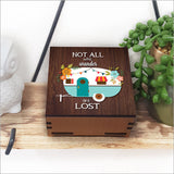 Trinket Box - Caravan Small Square (80mm)