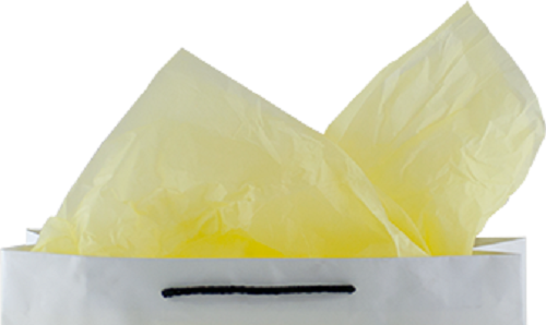 Tissue Paper/Wrapping Paper - PALE YELLOW x 480