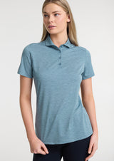 Phoenix Womens Short Sleeve Polo - Navy