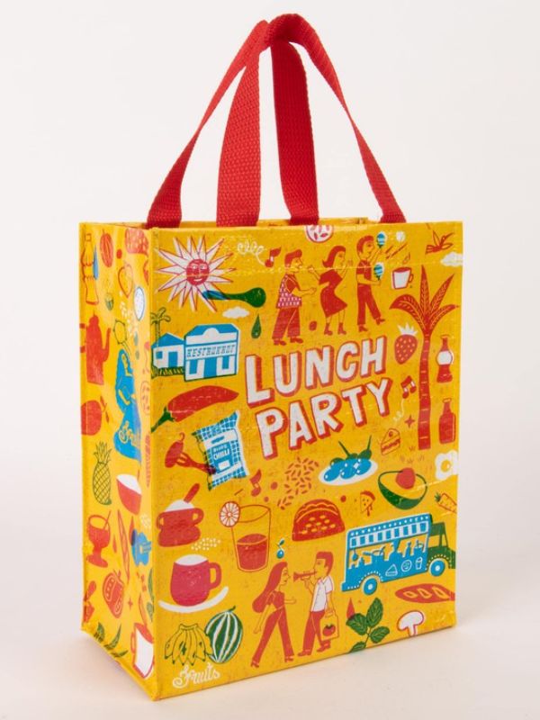 Chic Handy Tote - Lunch Party for outdoor lunches, made from 95% recycled materials, spacious, stylish and eco-friendly.