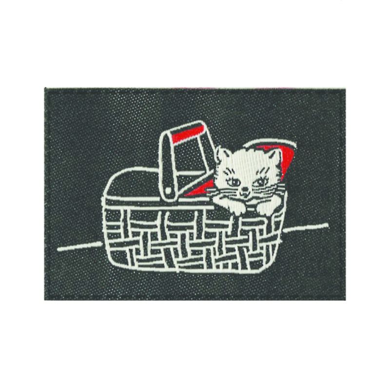 Blue Q Tag Socks - Kitten In A Basket Large/Extra-Large
