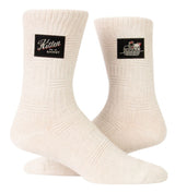 Blue Q Tag Socks - Kitten In A Basket Large/Extra-Large