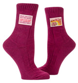 Blue Q Tag Socks - God My Teen Years Large/Extra-Large