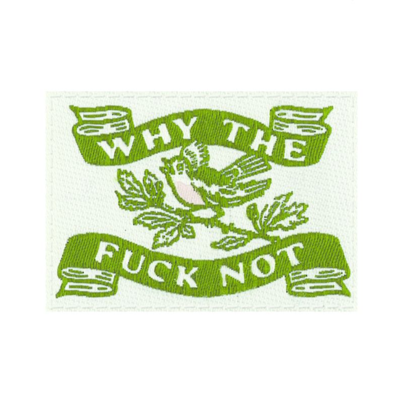 Blue Q Tag Socks - Why The Fuck Not Small/Medium