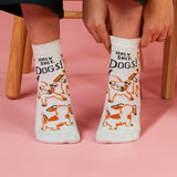 Ankle Socks - Holy Shit. Dogs!