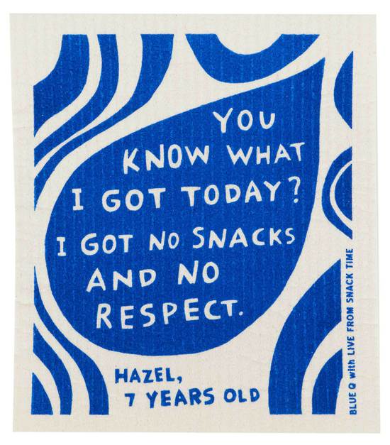 Swedish Dish Cloth - I got no Snacks