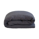 King Duvet Cover - Quilt / Set - Bambury Linen (Charcoal)