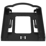 5-pack tool-less mounting brackets for easily installing 2.5" SSDs/HDDs into 3.5" drive bays without tools.