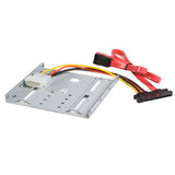 2.5in SATA Hard Drive to 3.5in Bay Mounting Kit - Securely Install SSD/HDD with Cables