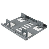 Dual 2.5-Inch SATA HDD/SSD to 3.5-Inch Bay Mounting Bracket Adapter for Enhanced Storage