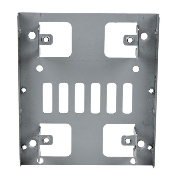 Dual 2.5-Inch SATA HDD/SSD to 3.5-Inch Bay Mounting Bracket Adapter for Enhanced Storage