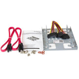 Dual 2.5-Inch SATA HDD/SSD to 3.5-Inch Bay Mounting Bracket Adapter for Enhanced Storage