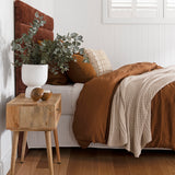 Double Linen Quilt / Duvet Cover Set Hazel- Bambury