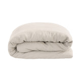 Double Linen Quilt / Duvet Cover Set Pebble- Bambury