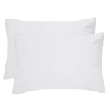 King Bed Linen Sheet Set White - BAMBURY