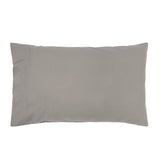 Single Temple Organic Cotton Quilt / Duvet Cover Set Grey