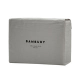 Split King BedTemple Organic Cotton Sheet Set Grey - Bambury