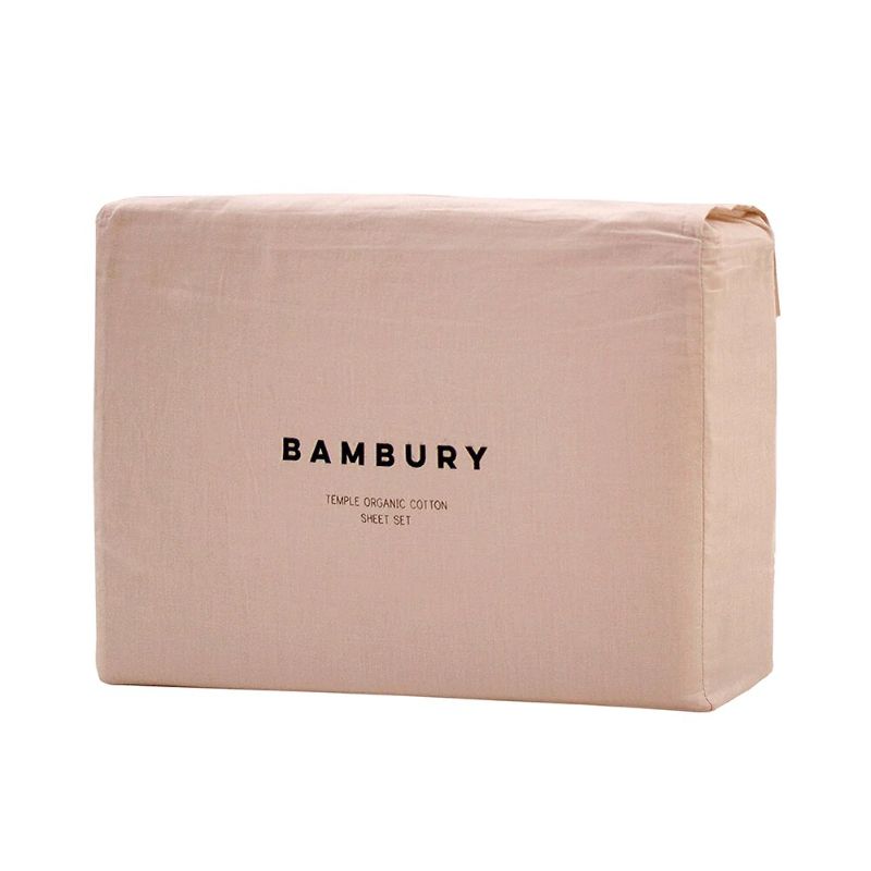 Queen Sheet Set - Bambury Temple Organic Cotton (Rosewater)