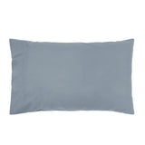 Split King BedTemple Organic Cotton Sheet Set Steel Blue - Bambury