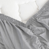 King Tru Fit Sheet Set Silver- Bambury