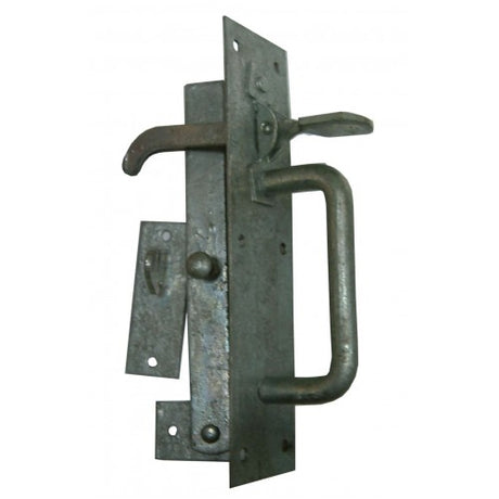 Suffolk Latch Galv. features a durable galvanized finish, thumb-operated handle, and stylish design for secure gate and door use.