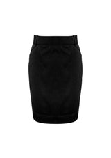 Ladies Detroit Flexi-Band Skirt - Black - Size 24 - Biz Collection