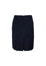 Ladies Detroit Flexi-Band Skirt - Navy - Size 14 - Biz Collection