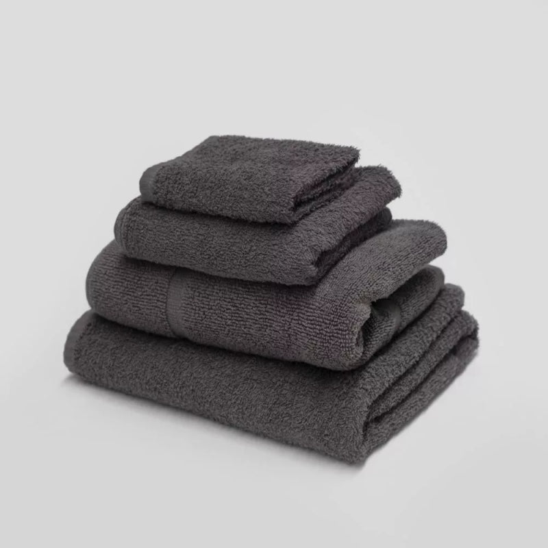 Bath Towel - Weavers Essential Towelling (Graphite)