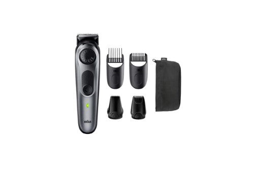 Braun 5 BT5440 Beard Trimmer with 5 styling tools for precision grooming and 40 length settings.